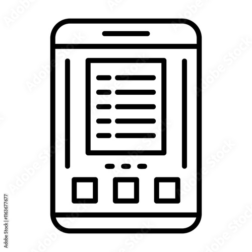 List Solid Icon Style