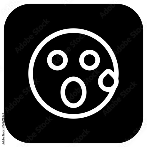 Editable suprised expression emoticon vector icon. Part of a big icon set family. Part of a big icon set family. Perfect for web and app interfaces, presentations, infographics, etc