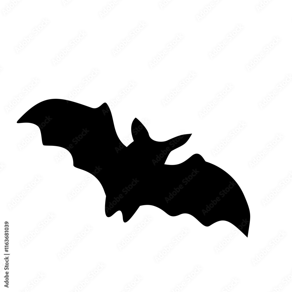 Obraz premium Black Bat Silhouette