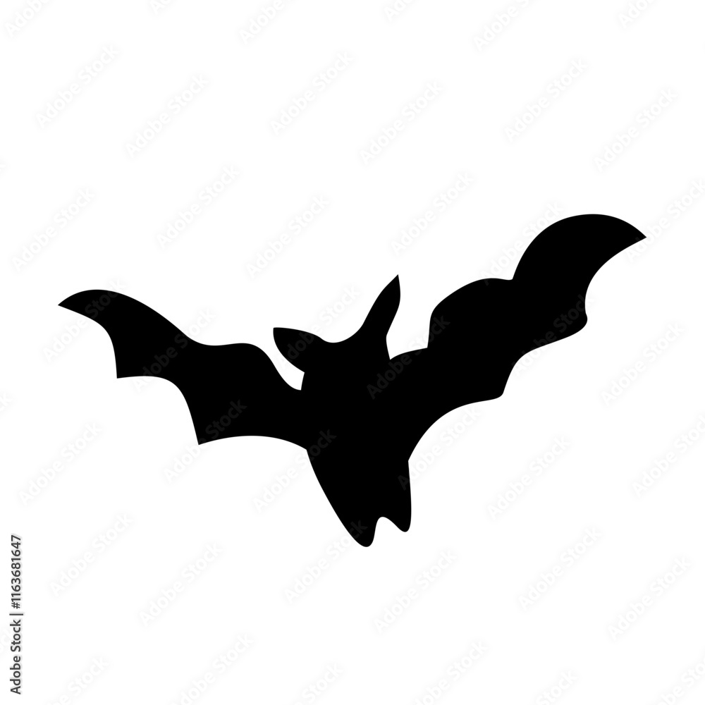 Fototapeta premium Black Bat Silhouette