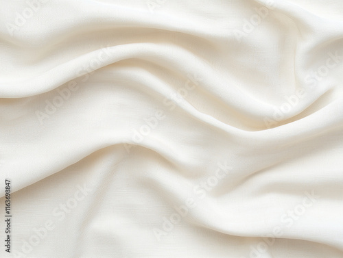 Panorama of Vintage white cloth texture and seamless background