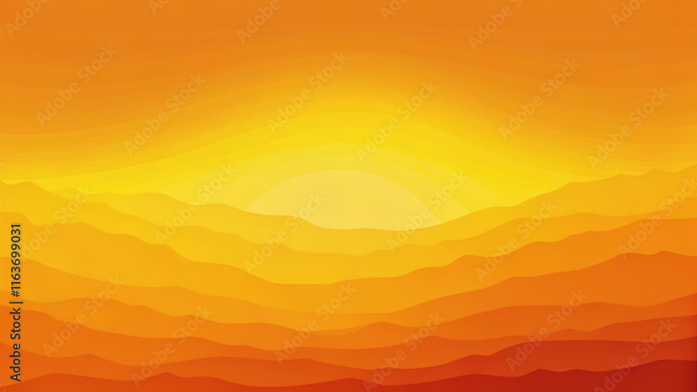 Fototapeta premium sunset in the mountains