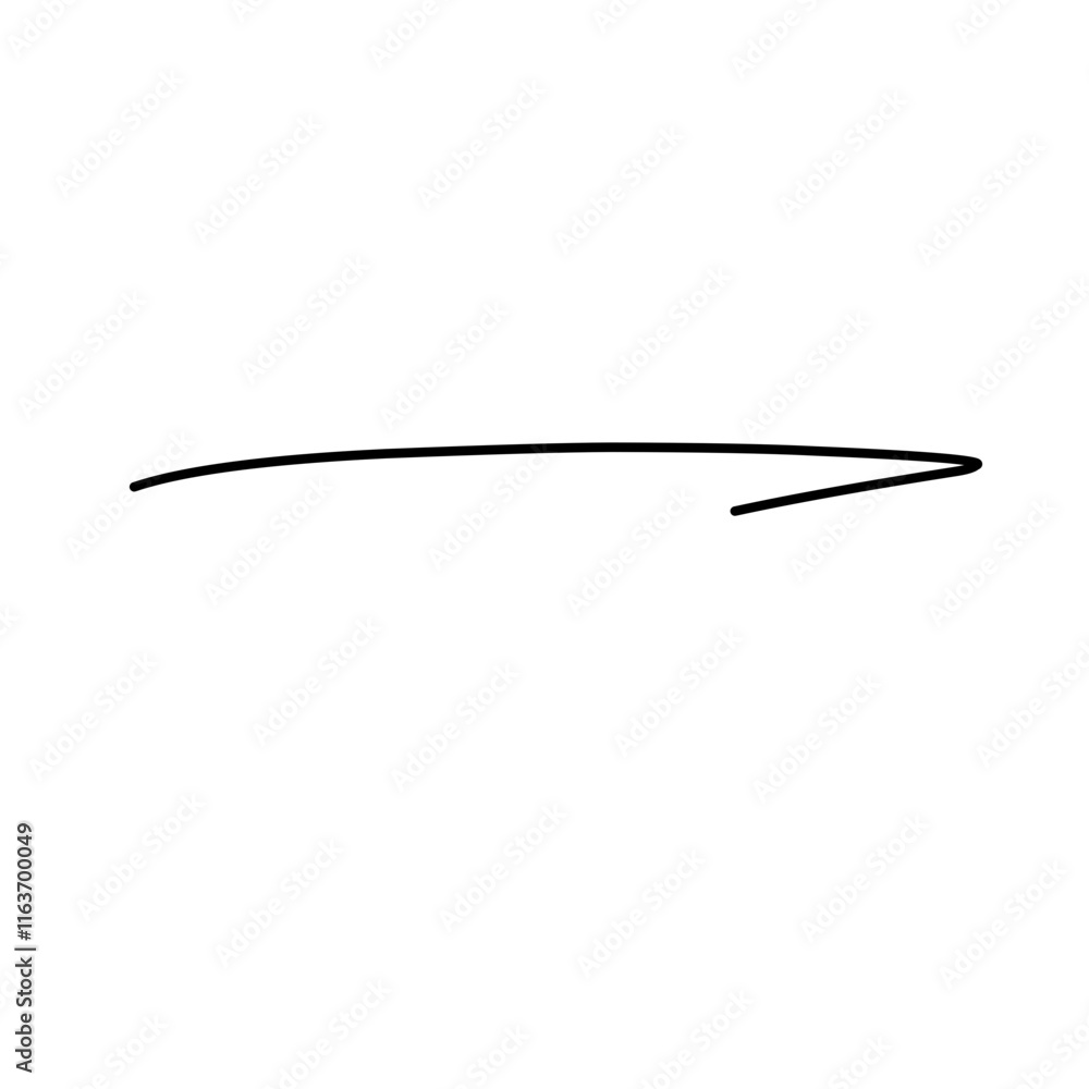 Underline hand drown Underline hand drown