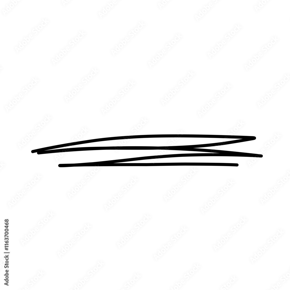 Underline hand drown Underline hand drown