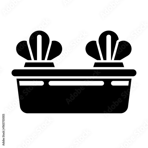 hydroponics glyph icon