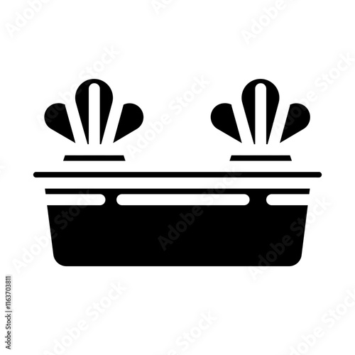 hydroponics solid icon