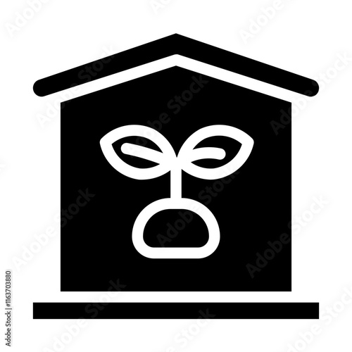 seed house solid icon