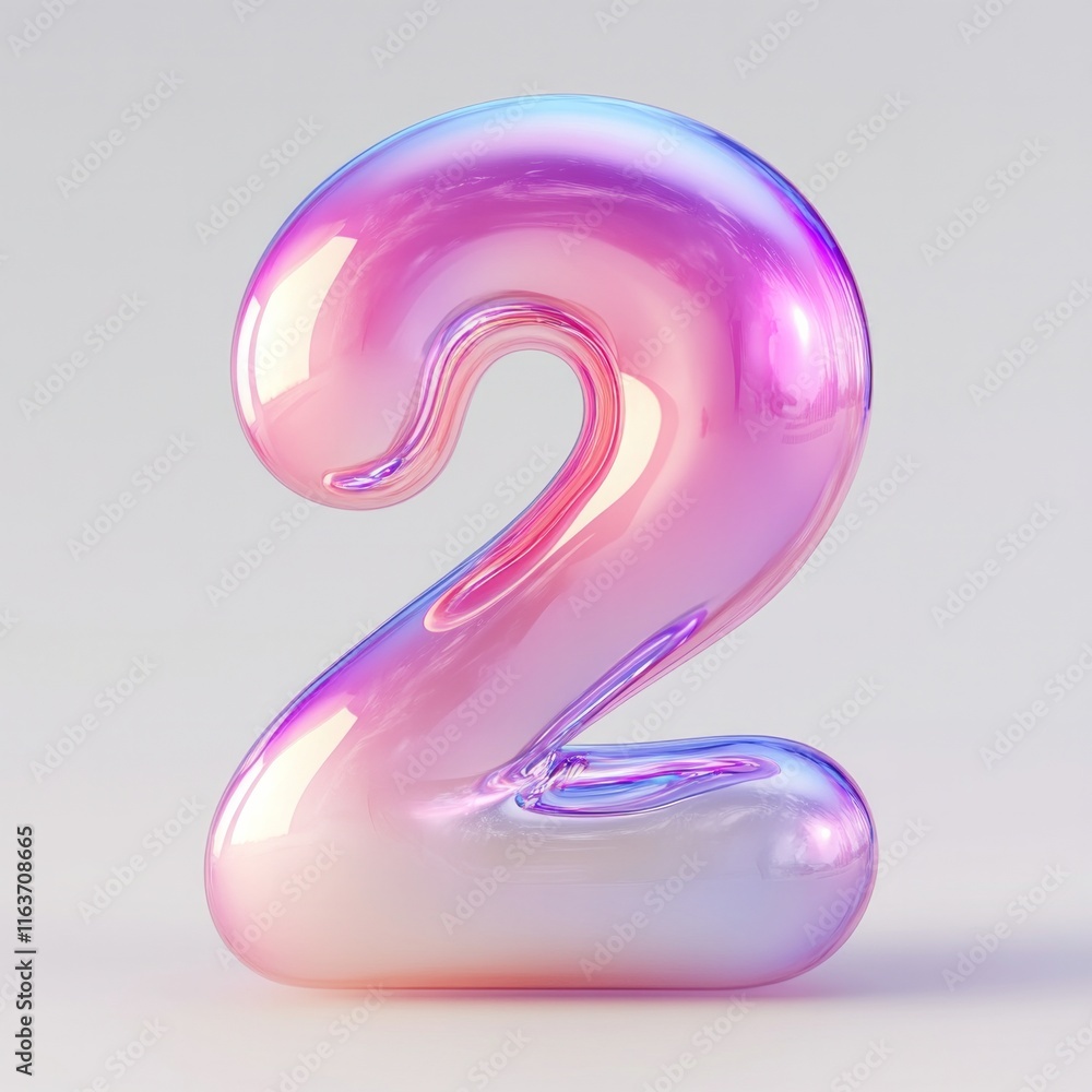 Glossy gradient number two with pink and blue hues Glossy gradient number two with pink and blue hues