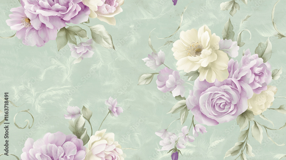 Fototapeta Elegant Floral Flower Design Nature's Charm in Bloom