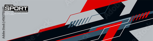 Abstract Car decal design vector. Graphic abstract stripe racing background kit designs for wrap vehicle, race car, rally, adventure and livery