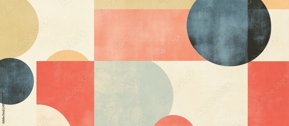Abstract geometric shapes design with soft colors. Abstract geometric shapes design with soft colors.