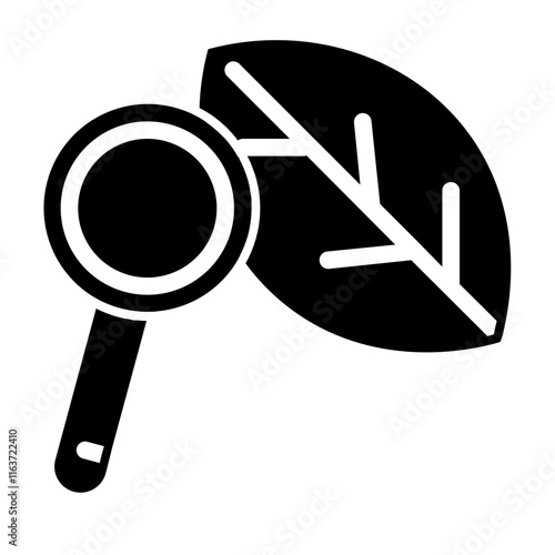 looking for plants glyph icon