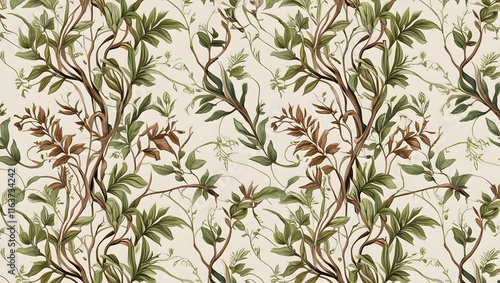 seamless floral pattern with flowers