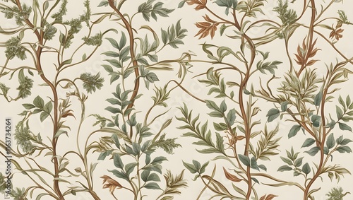 seamless floral pattern with flowers