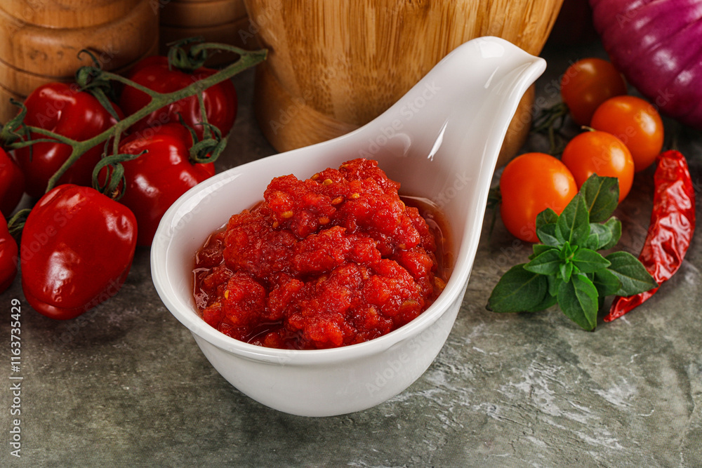 Fresh tomato puree pasta sauce Fresh tomato puree pasta sauce