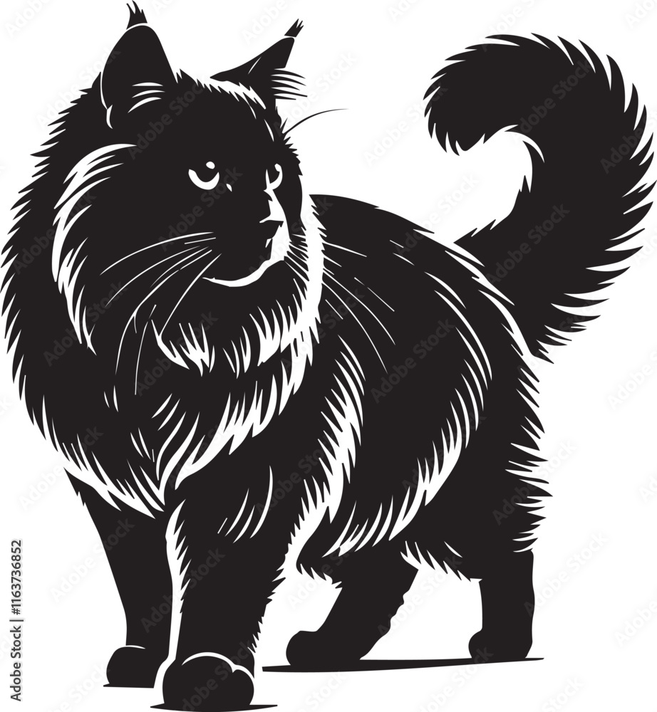Obraz premium illustration of a cat