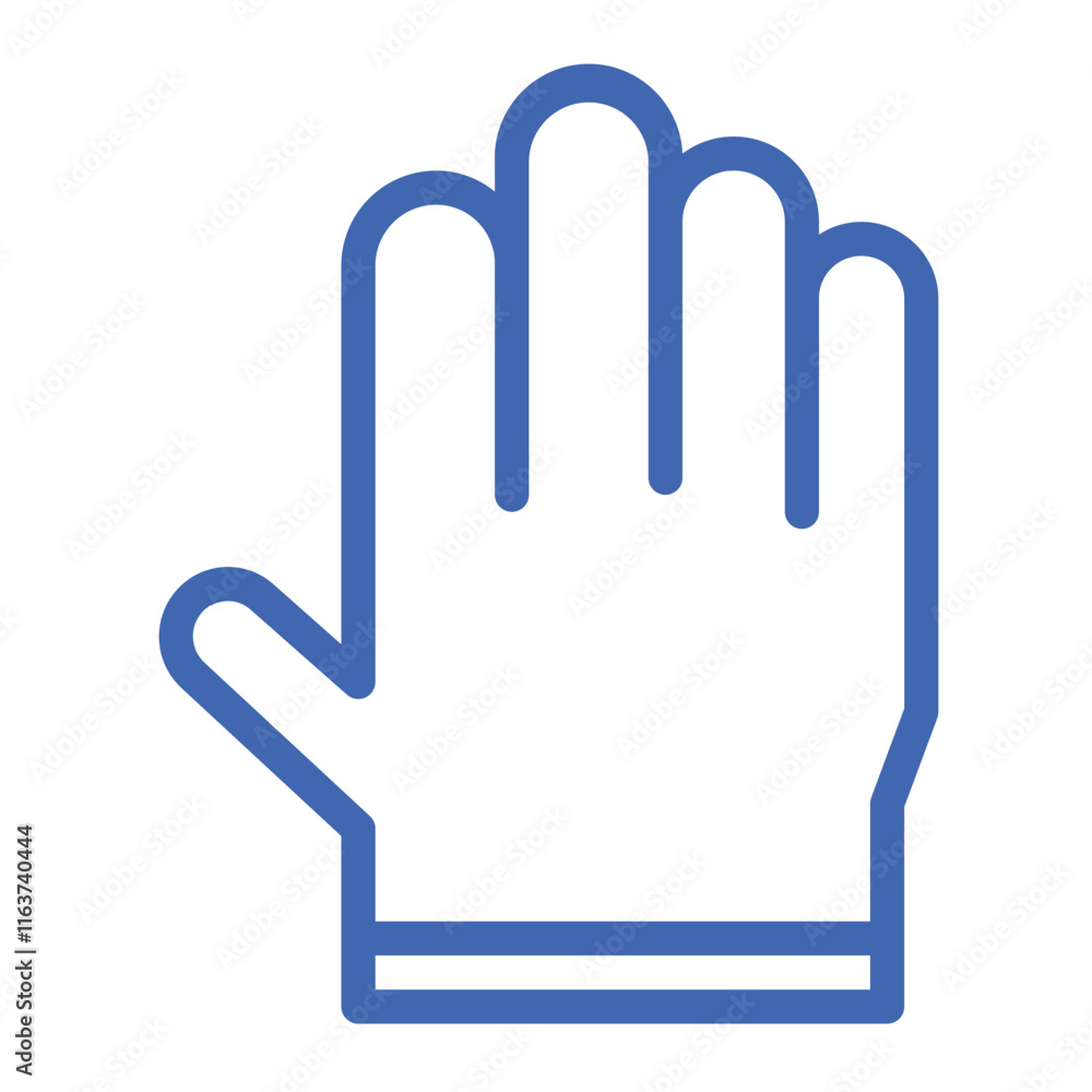 land gloves color icon land gloves color icon