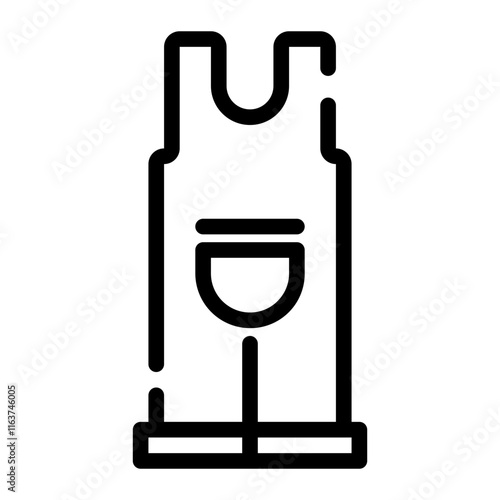 farm clothes cutline icon