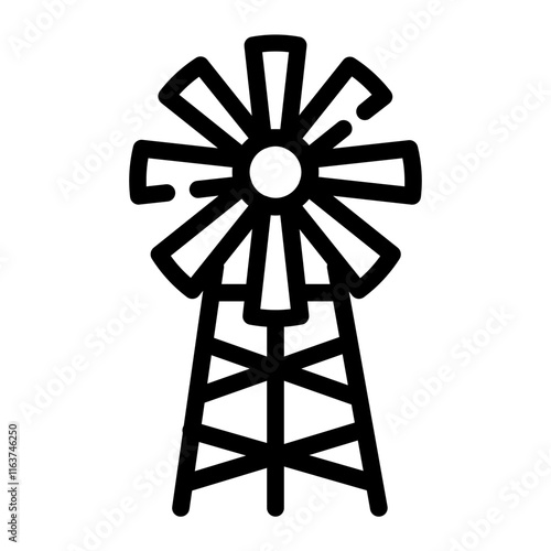 windmill cutline icon
