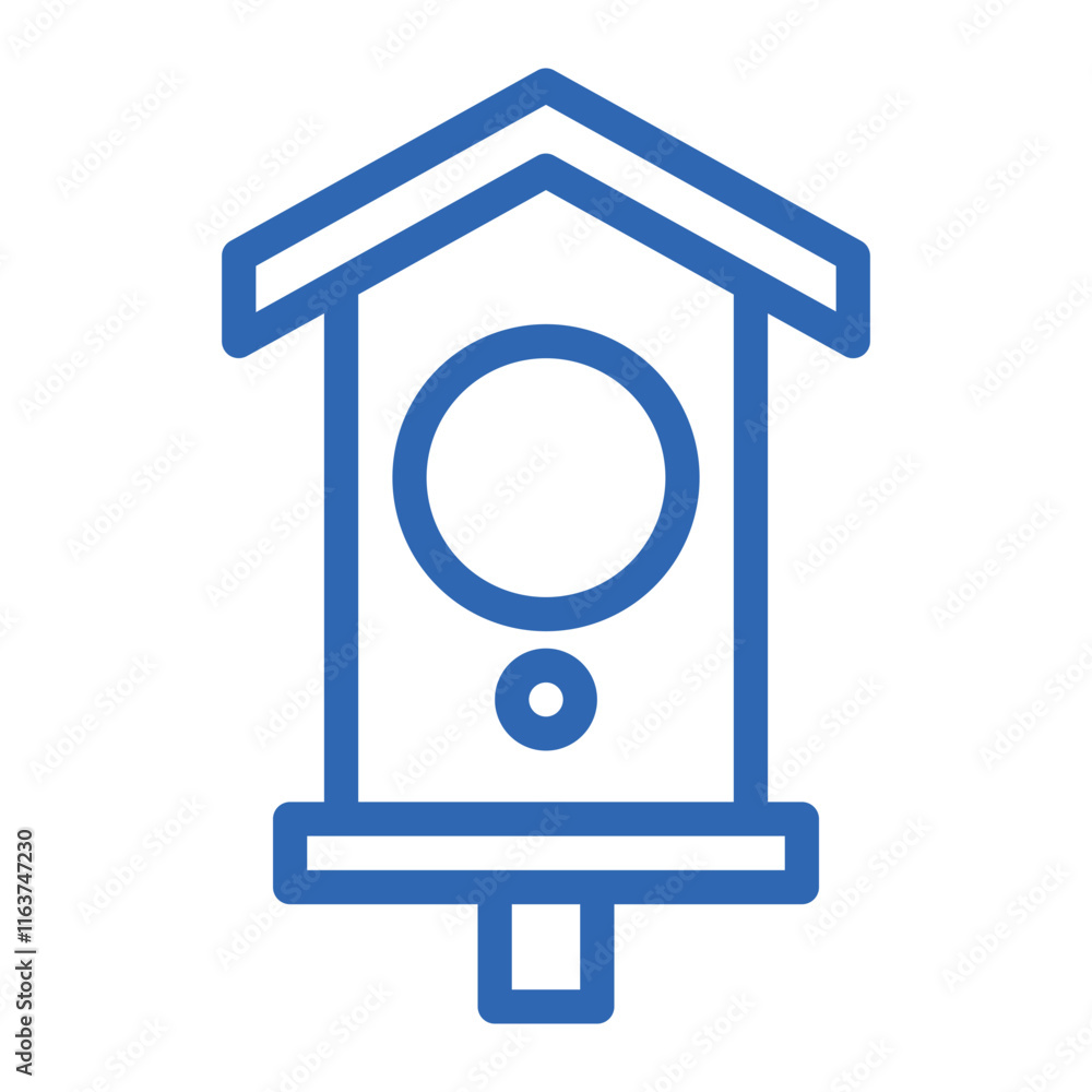 bird house color icon bird house color icon