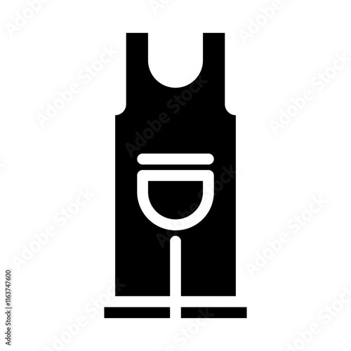 farm clothes solid icon