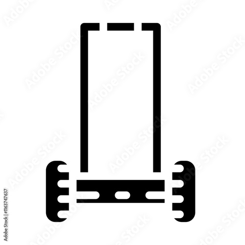 grass cutter solid icon