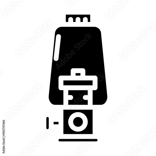 lantern light solid icon