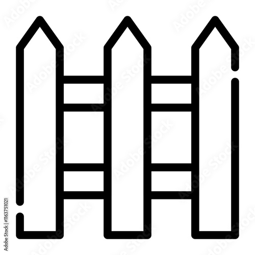 fence cutline icon