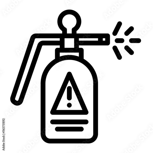 water spray line icon