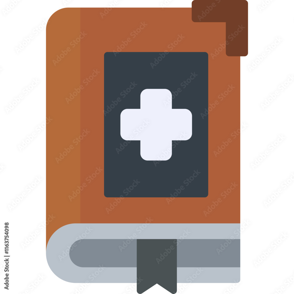 Fototapeta premium Medical Book Icon