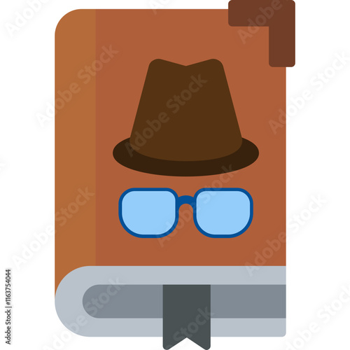 Detective Story Book Icon