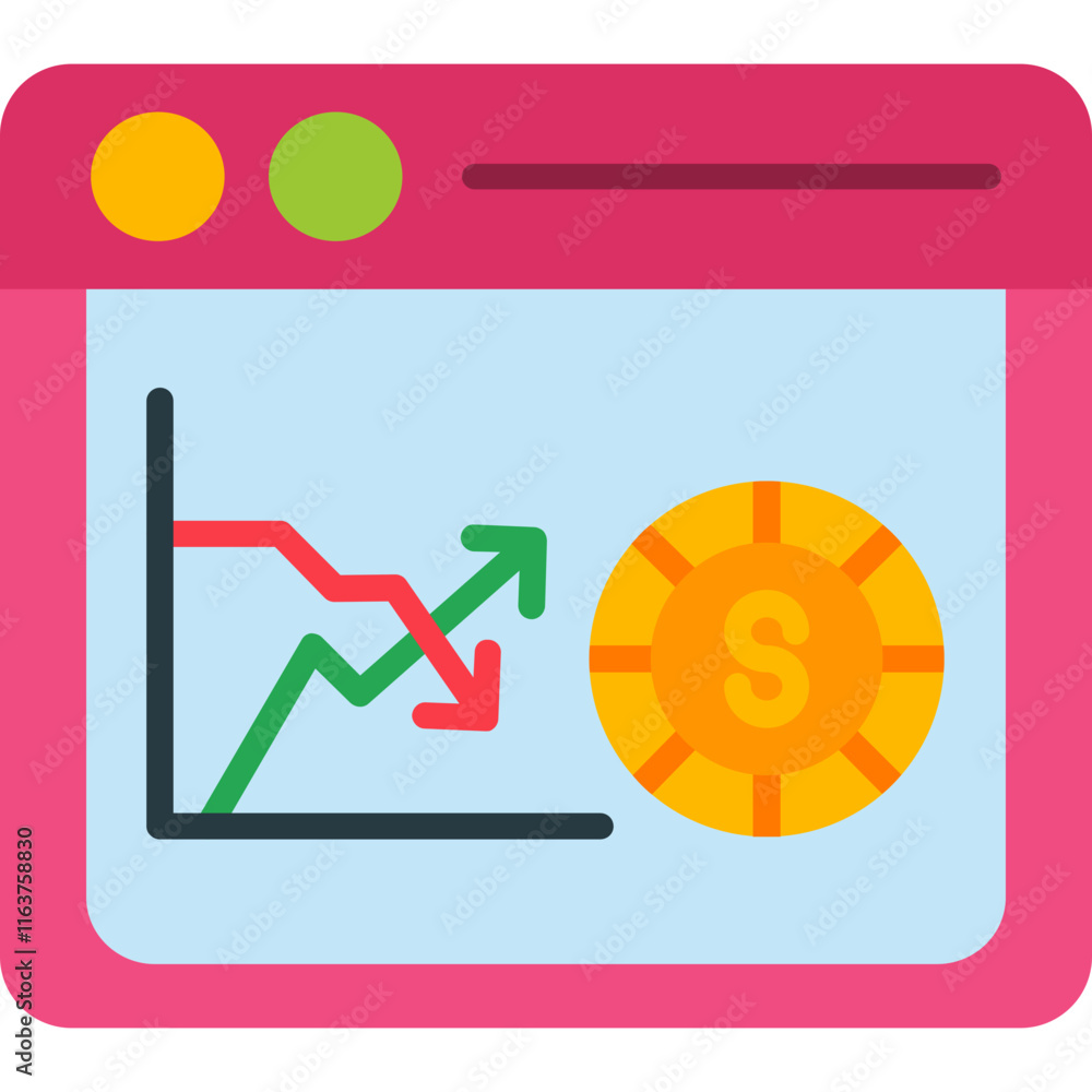 Stock Market Icon Stock Market Icon