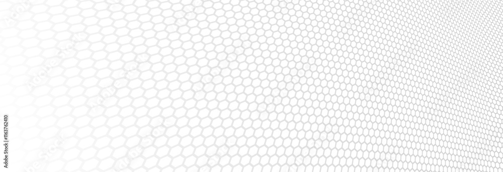 Hexagons pattern in 3D perspective vector abstract background, technology theme network and big data image. Hexagons pattern in 3D perspective vector abstract background, technology theme network and big data image.