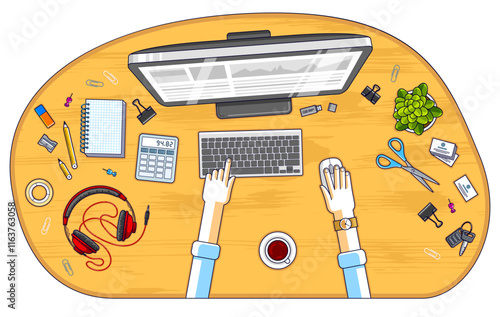 Office worker or entreprene...
