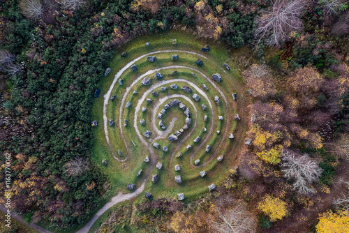 Schilderij op canvas Touchstone Maze, Scotland