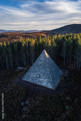 Prince Albert Cairn, near Balmoral Castle, Cairngorms National Park, Scotland