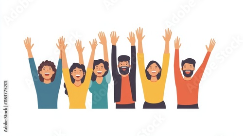 Hybrid Event Training Meeting. Promotion Applause, Generative AI