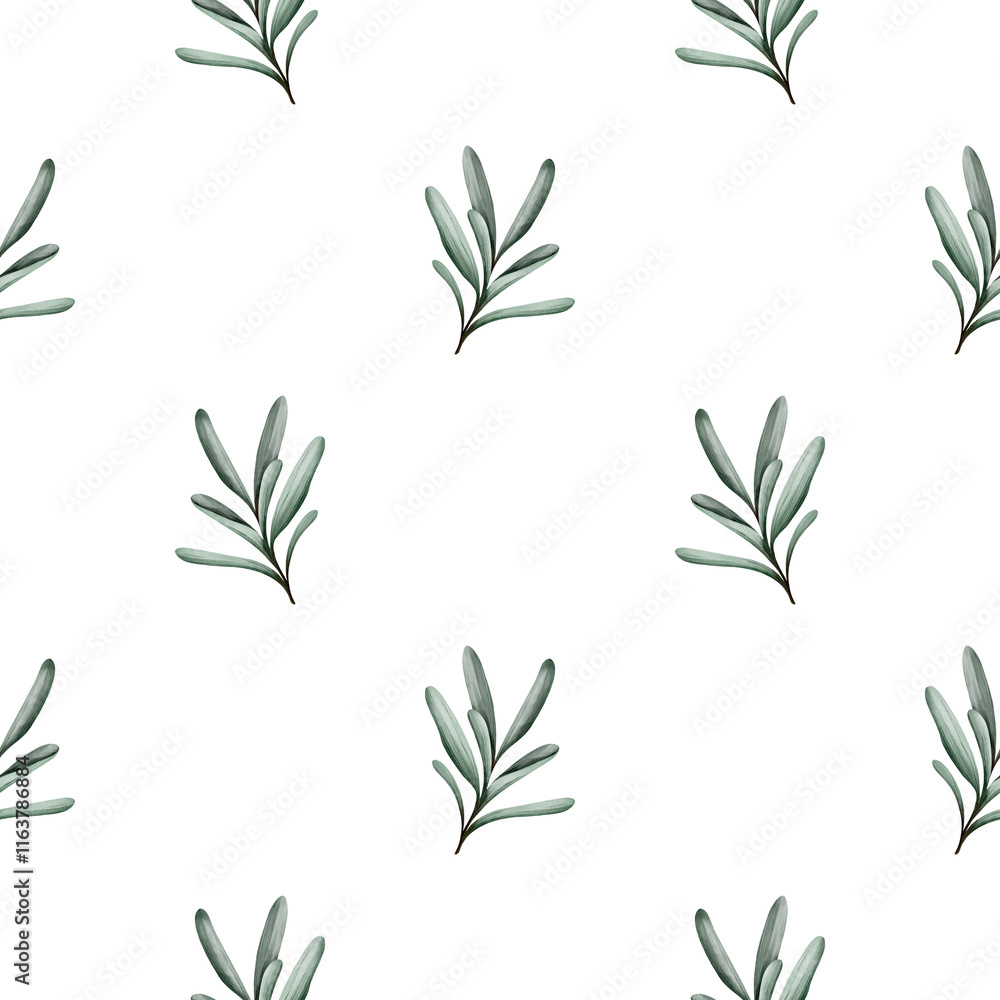 Fototapeta premium seamless pattern sea-buckthorn 