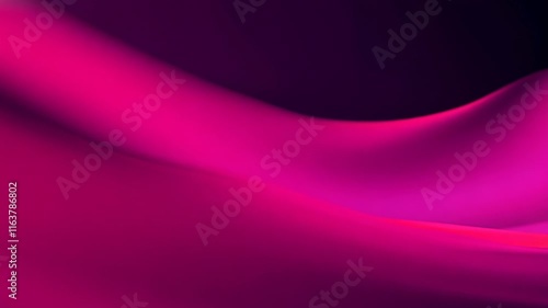 Vibrant Magenta and Pink Abstract Gradient, Smooth and Fluid Motion for Modern Backgrounds and Creative Visuals, Dynamic Color Transition.