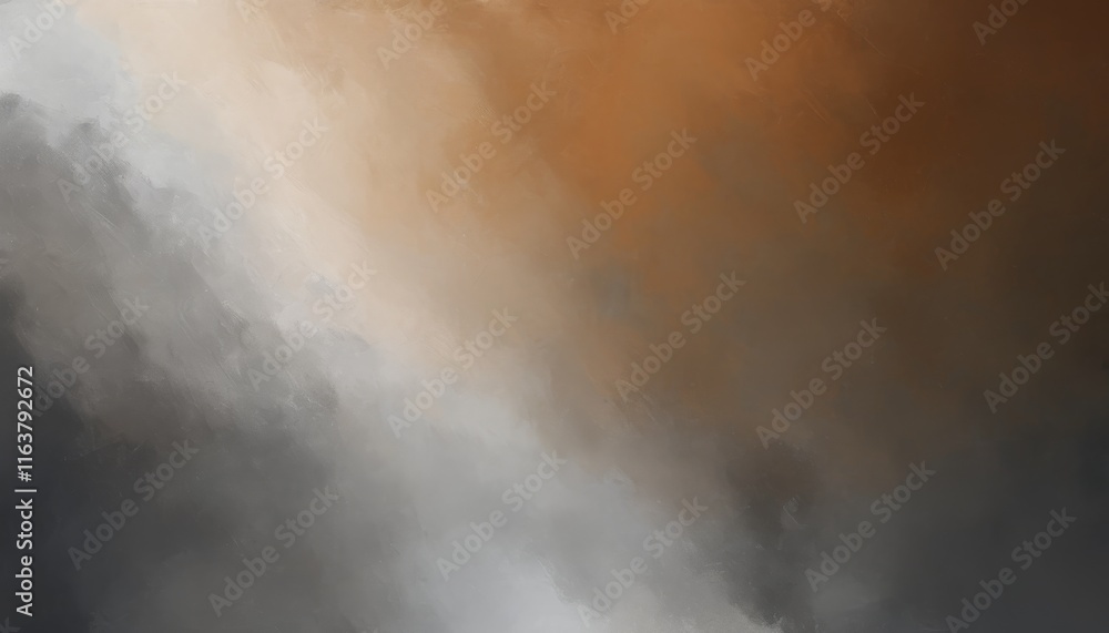 Fototapeta premium Stormy Skies with Pale Brown and Grey Tones in Abstract Cloudscape Composition