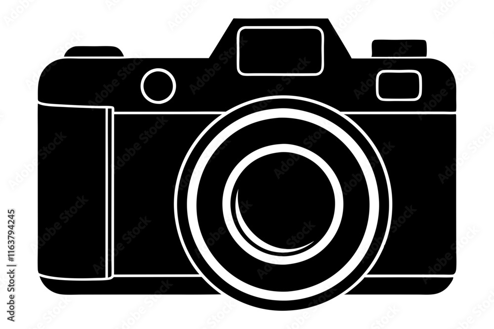 camera on white camera on white