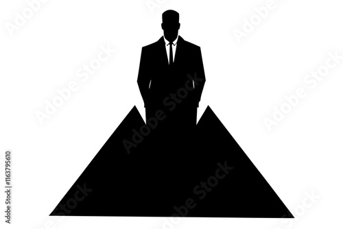 silhouette of a man