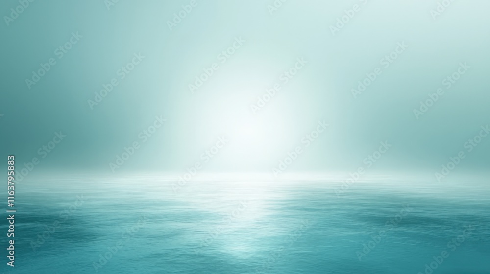 Obraz premium Tranquil Seascape with Soft Light Reflections