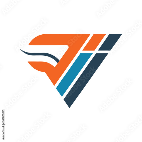 modern minimal transport agency vehicle company business logo vector art design