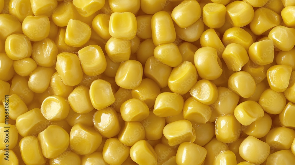 Closeup of Sweetcorn Kernels Background Texture Closeup of Sweetcorn Kernels Background Texture
