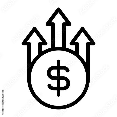 Growth Outline Icon