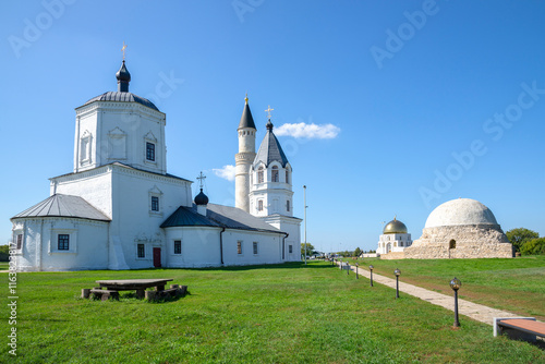 On the territory of the historical and archaeological complex, Bulgarian settlement, Republic of Tatarstan, Russia photo