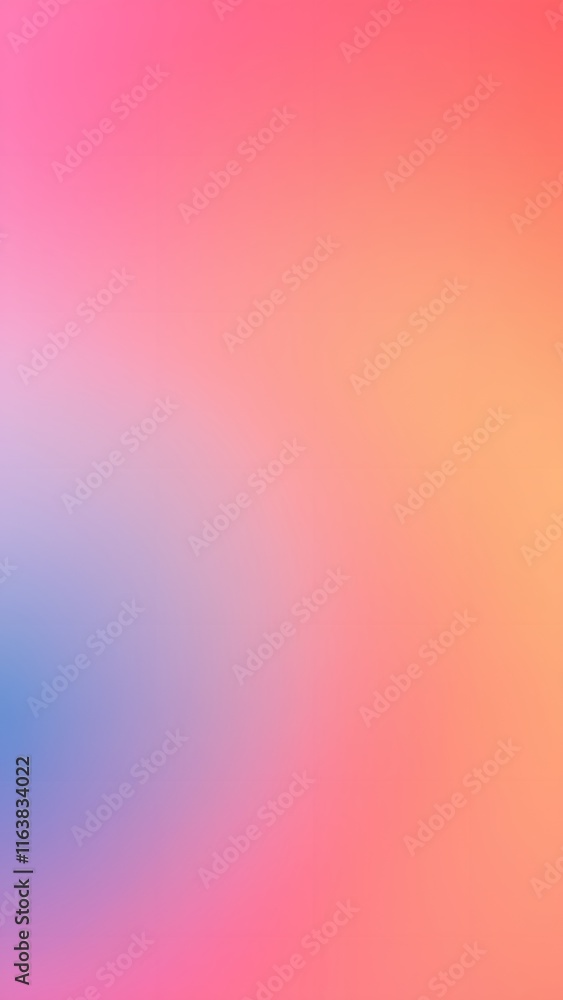 Obraz premium Minimalist Gradient in Soft Pink and Peach - Vertical Phone Wallpaper Backgroun