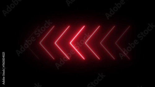 Wallpaper Mural Arrow glowing to left site. Animation arrow symbol on left site. Animation a arrow on background. Torontodigital.ca
