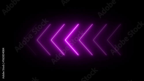 Wallpaper Mural Arrow glowing to left site. Animation arrow symbol on left site. Animation a arrow on background. Torontodigital.ca